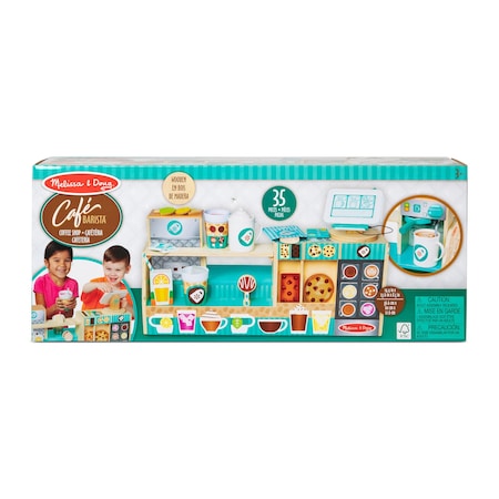 Melissa & Doug Wooden Cafe Barista Coffee Shop 30602